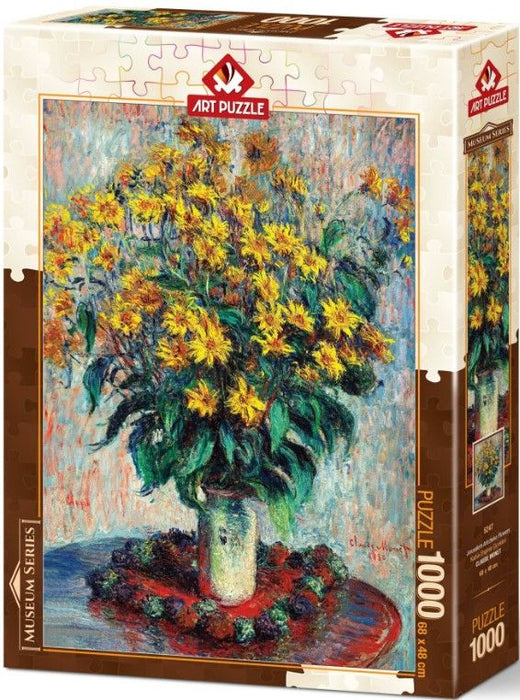 Пъзел Art Puzzle от 1000 части - Цветовете на йерусалимския артишок