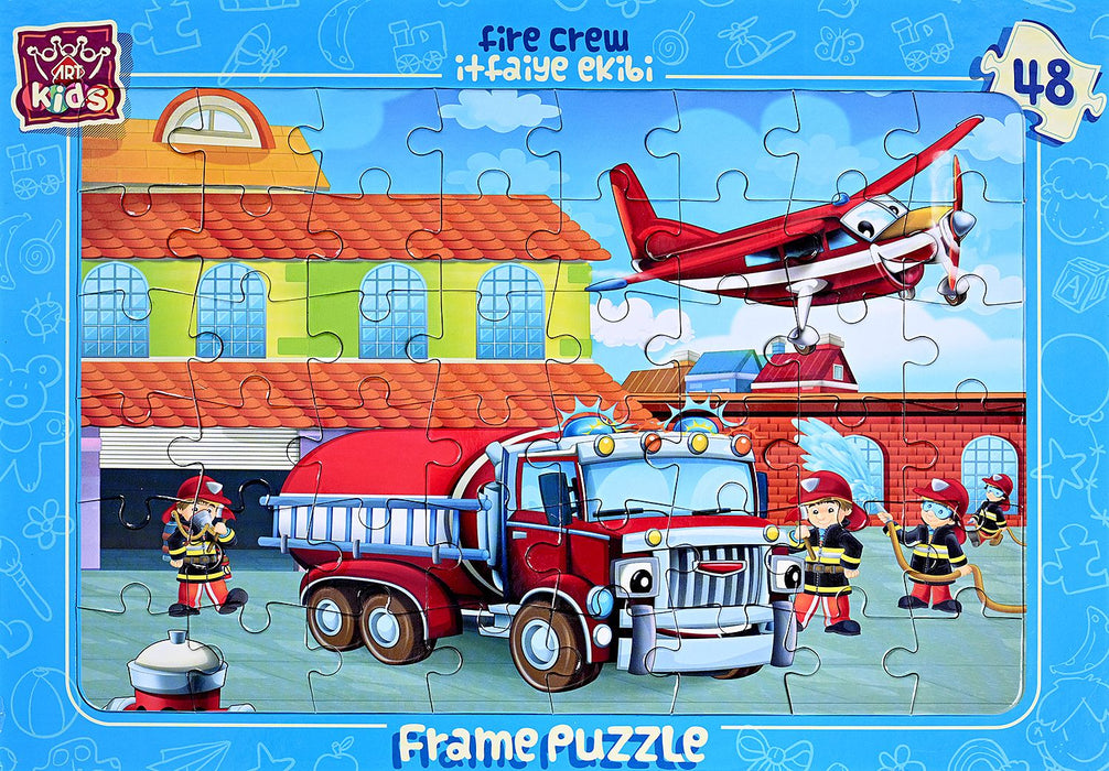 Детски пъзел Art Puzzle от 48 части - Пожарен екипаж