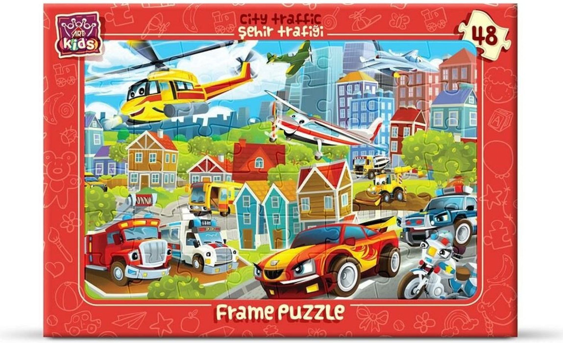 Детски пъзел Art Puzzle от 48 части - Градски трафик
