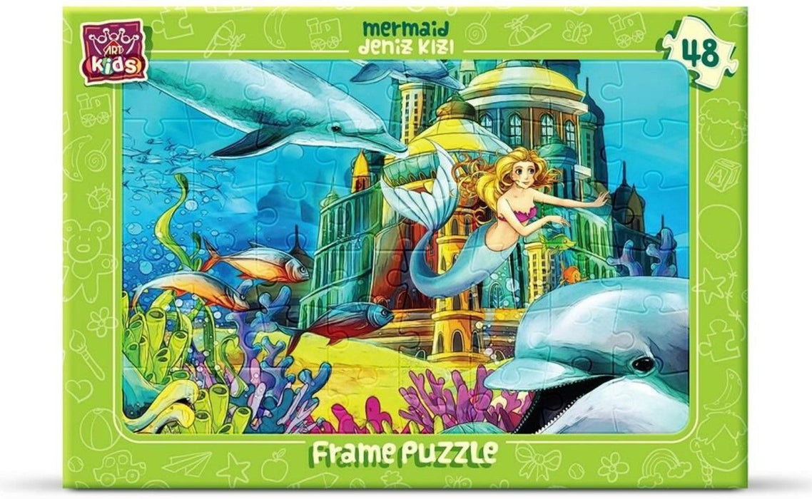 Детски пъзел Art Puzzle от 48 части - Русалката