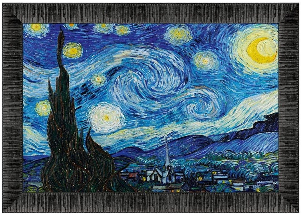 Комплект пъзел, рамка и лепило Art Puzzle от 1000 части - Звездна нощ