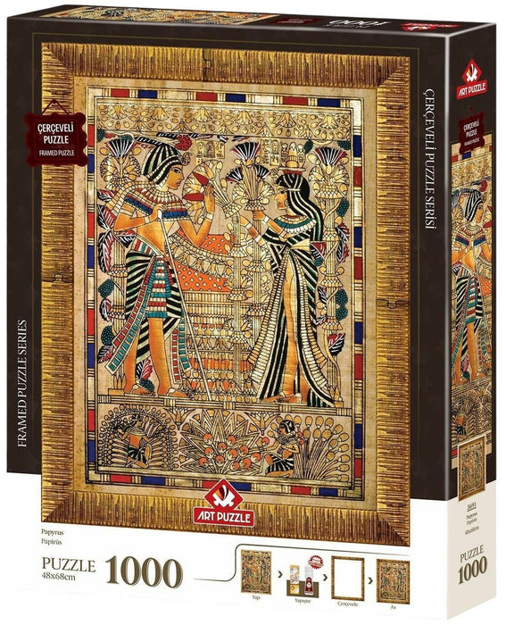 Комплект пъзел, рамка и лепило Art Puzzle от 1000 части - Папирус