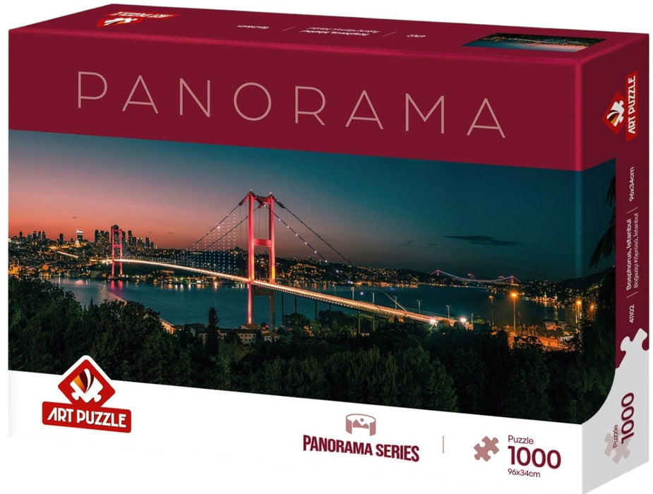 Панорамен пъзел Art Puzzle от 1000 части - Босфора, Истанбул