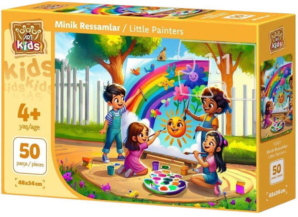 Детски пъзел Art Puzzle от 50 XXL части - Малки художници