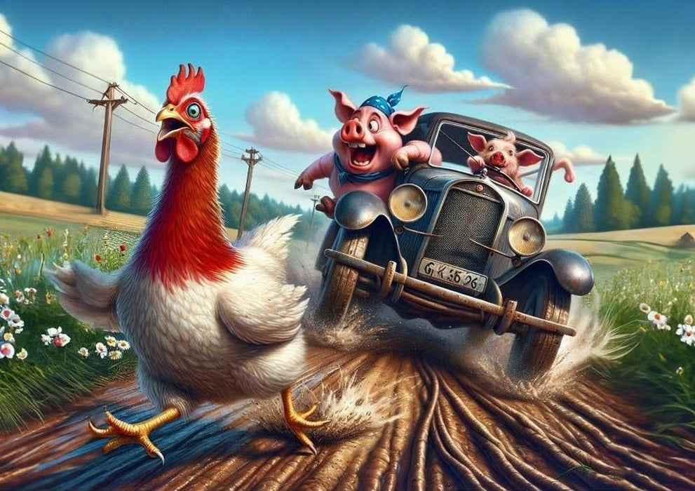 Детски пъзел Art Puzzle от 200 части - Преследване