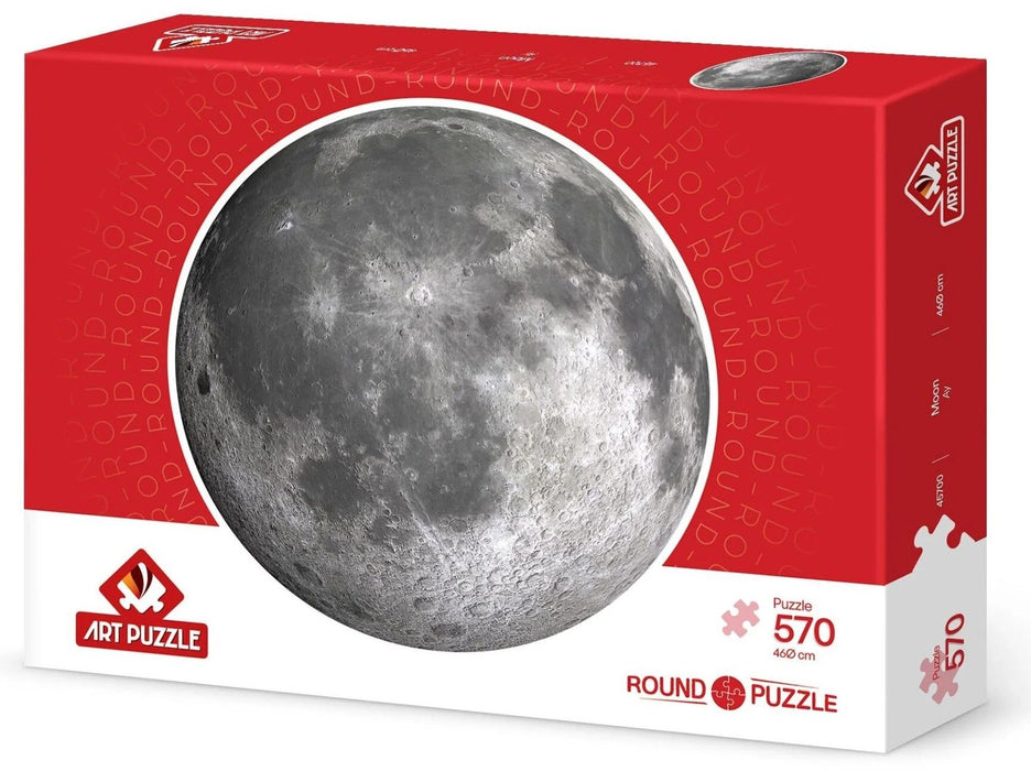 Кръгъл пъзел Art Puzzle от 570 части - Луната
