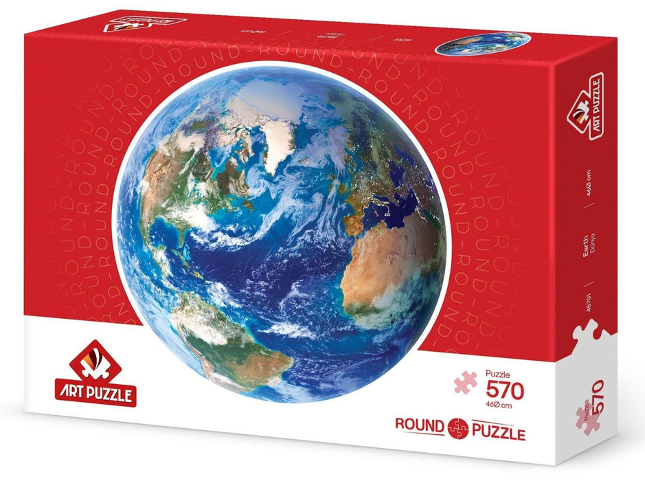 Кръгъл пъзел Art Puzzle от 570 части - Планетата Земя