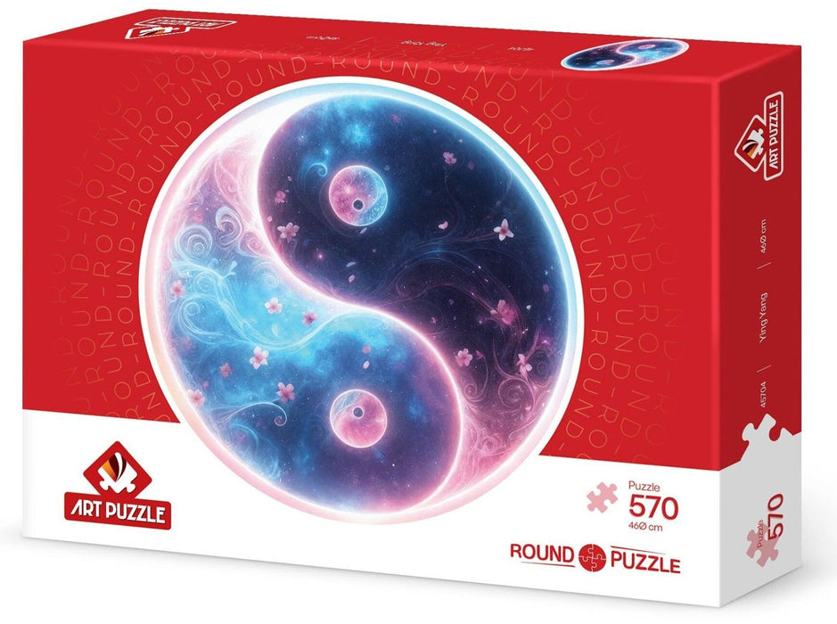 Кръгъл пъзел Art Puzzle от 570 части - Ин и Ян
