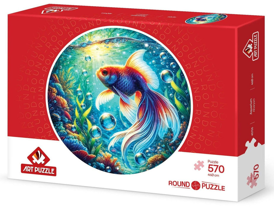 Кръгъл пъзел Art Puzzle от 570 части - Аквариум