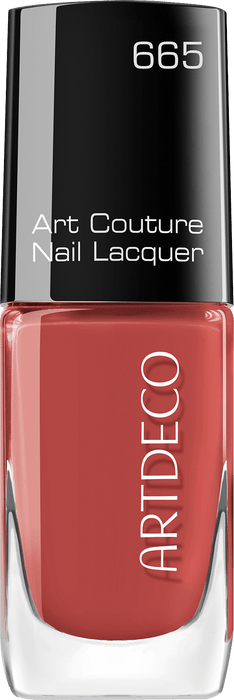 Лак за нокти Art Couture - Nr. 665 Brick Red, 10 ml