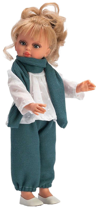 Кукла Asi Dolls - Сабрина, с плетен панталон и шал, 40 cm