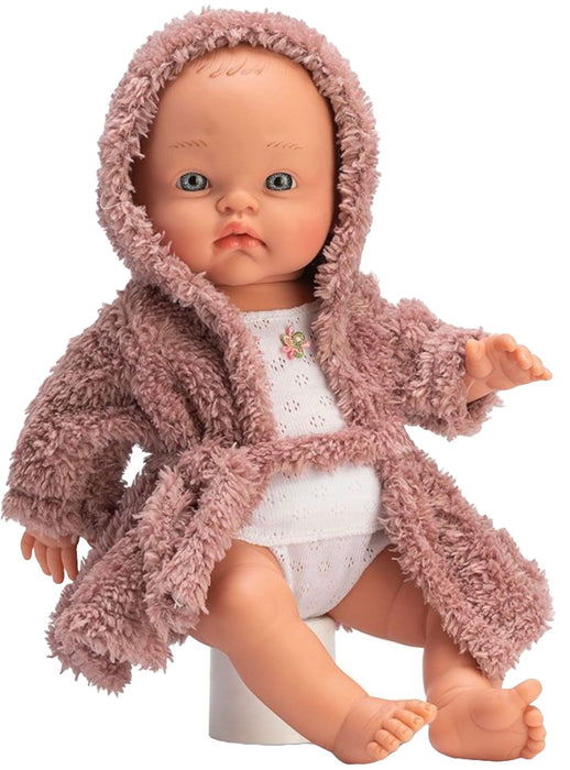 Кукла Asi Dolls - Бебе Алекс, с розово халатче, 36 cm