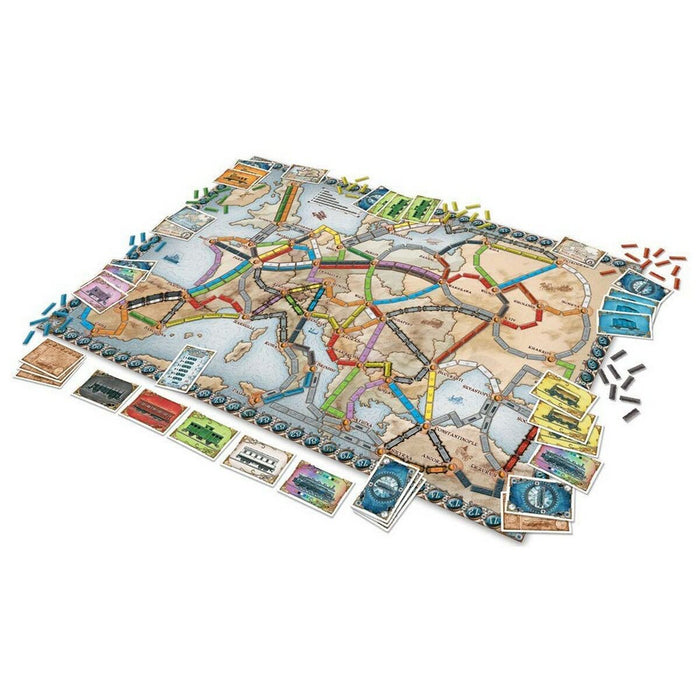 Настолна игра ¡Aventureros al Tren! Europa Asmodee LFCABI127 (ES)