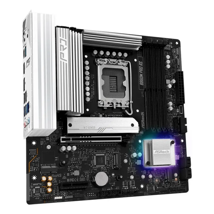 Asrock B860M Pro RS Intel B860 LGA 1851 (Socket V1) micro