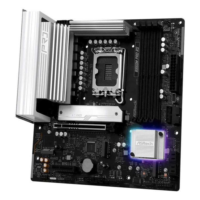Asrock B860M Pro RS Intel B860 LGA 1851 (Socket V1) micro