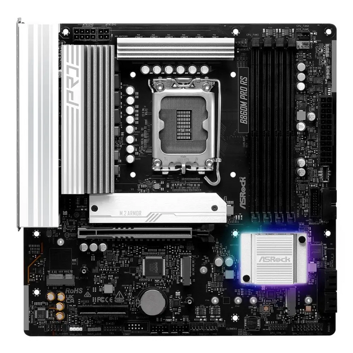 Asrock B860M Pro RS Intel B860 LGA 1851 (Socket V1) micro