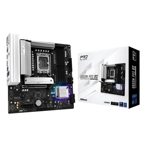 Asrock B860M Pro RS Intel B860 LGA 1851 (Socket V1) micro