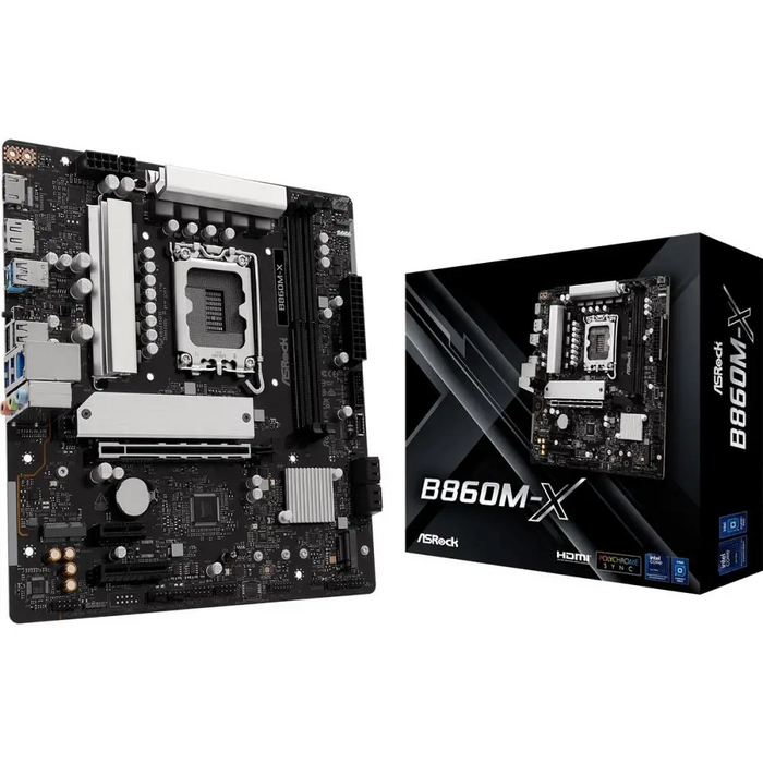 ASROCK B860M-X LGA1851 DDR5 mATX MB