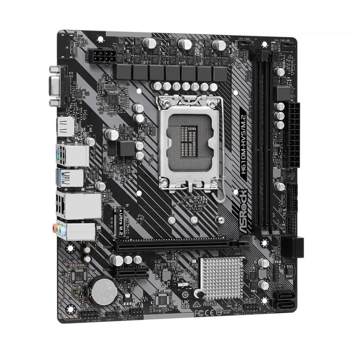 Asrock H610M-HVS/M.2 R2.0 Intel H610 LGA 1700 micro ATX