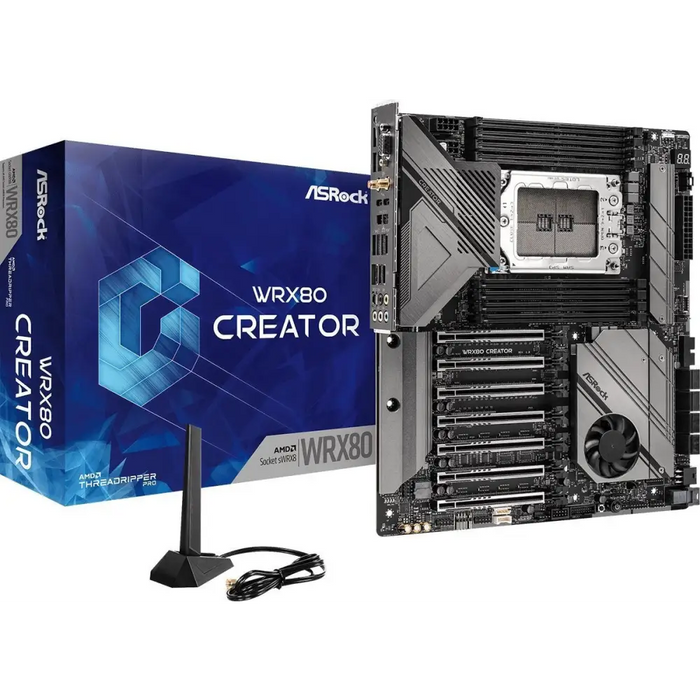Asrock WRX 80 CREATOR AMD WRX80 Socket sWRX8 Extended ATX