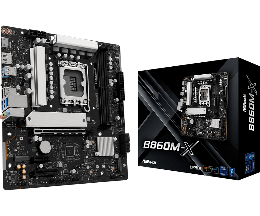 Дънна платка ASRock B860M-X, LGA 1851