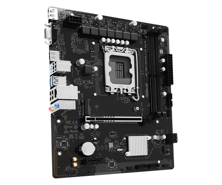 Дънна платка Asrock H610M-HDV/M.2 D5 GEN5