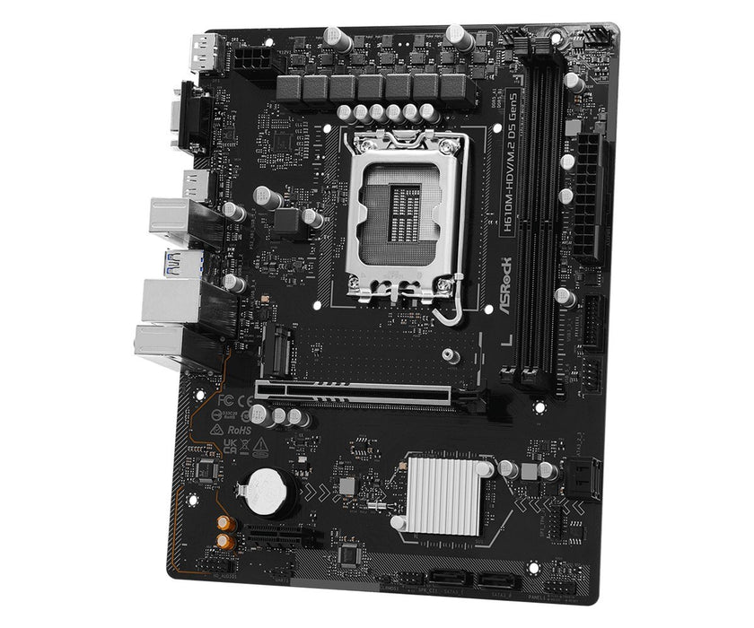 Дънна платка Asrock H610M-HDV/M.2 D5 GEN5