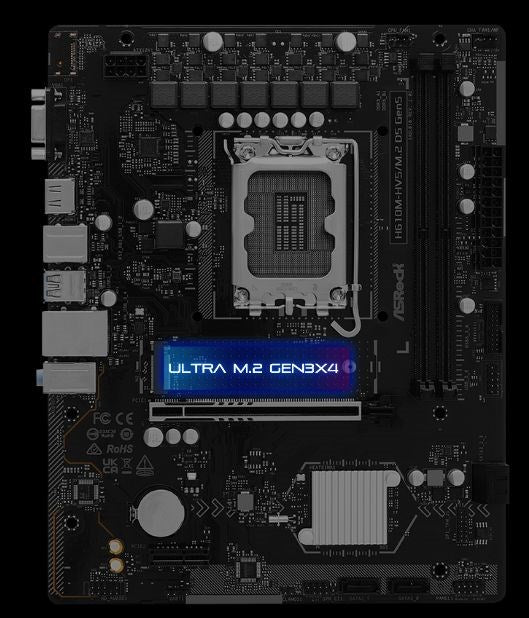 Дънна платка Asrock H610M-HVS/M.2 D5 GEN5