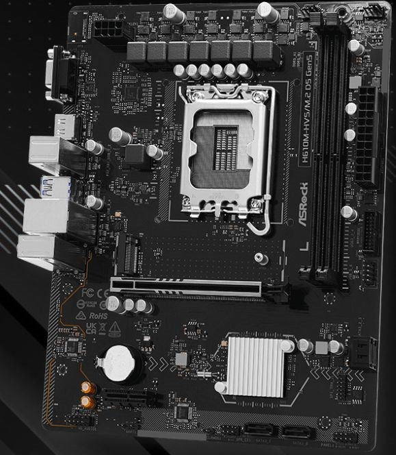 Дънна платка Asrock H610M-HVS/M.2 D5 GEN5