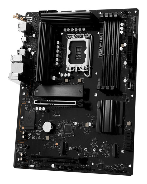 Дънна платка Asrock B860 Pro-A WiFi, Intel B860 LGA 1851 (Socket V1), ATX