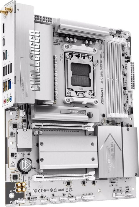 Плъзгач Asrock X870 CHALLENGER WIFI БЯЛ