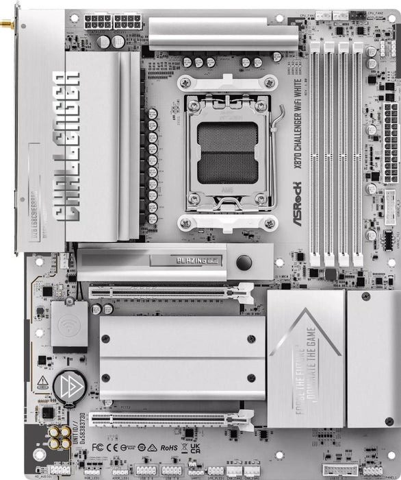 Плъзгач Asrock X870 CHALLENGER WIFI БЯЛ
