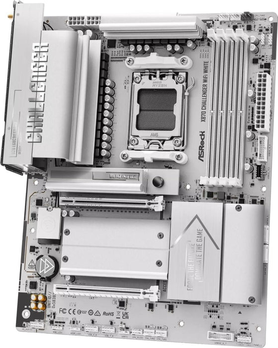 Плъзгач Asrock X870 CHALLENGER WIFI БЯЛ