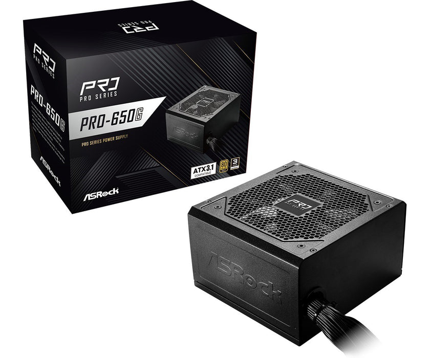 Захранване ASRock PRO-650G 650W 80 PLUS Gold
