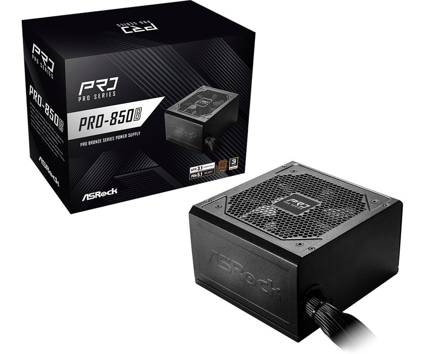 Захранване ASRock PRO-850B 850W 80 PLUS Bronze