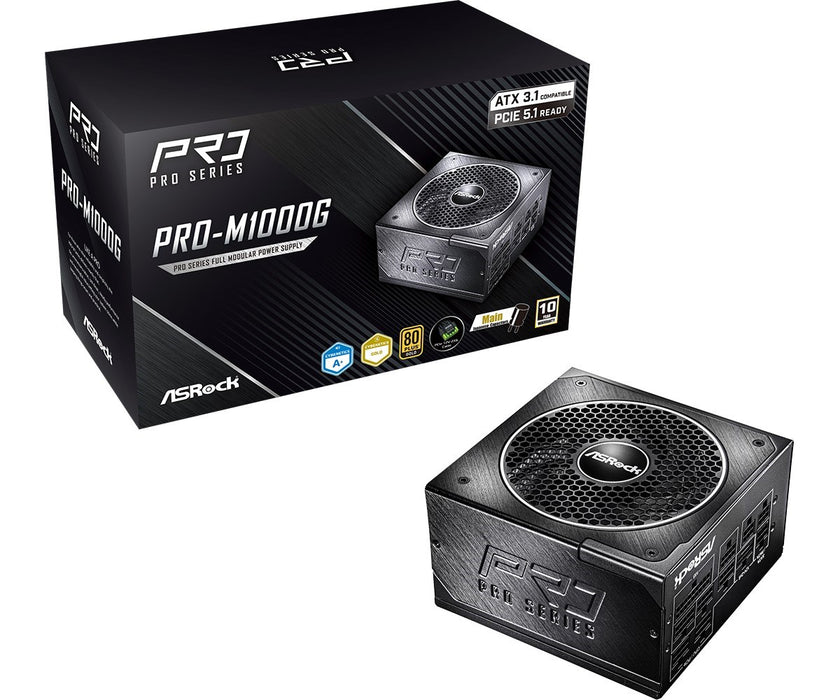 Захранващ блок Asrock PRO-M1000G 1000W 80 PLUS Gold