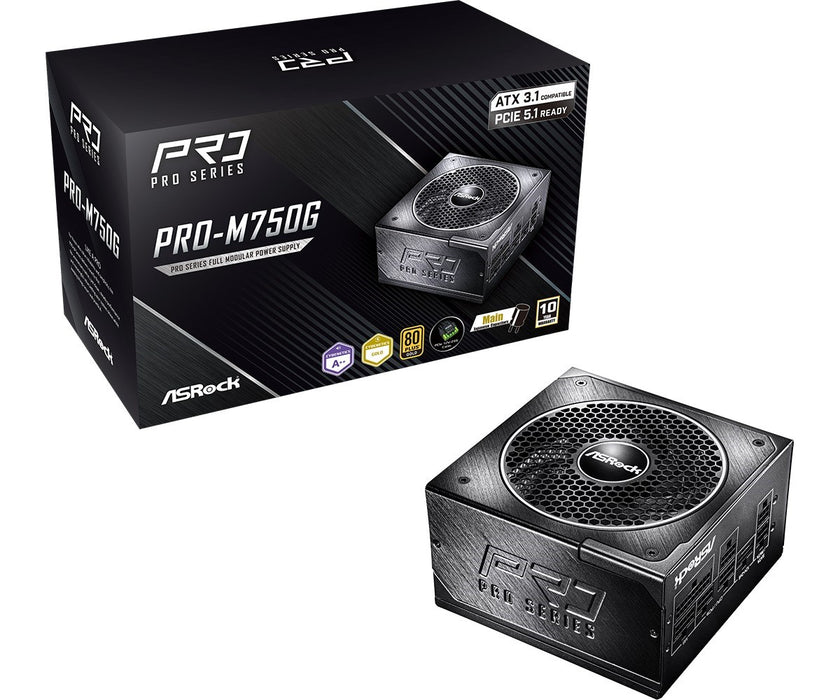 Захранващ блок Asrock PRO-M750G 750W 80 PLUS Gold