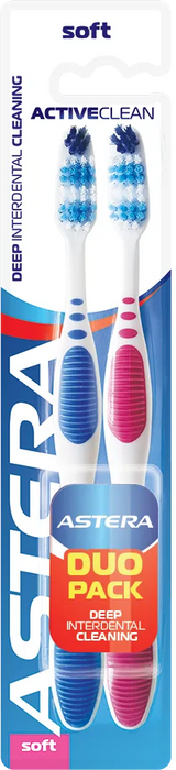 Четка за зъби Active Clean, 2 бр