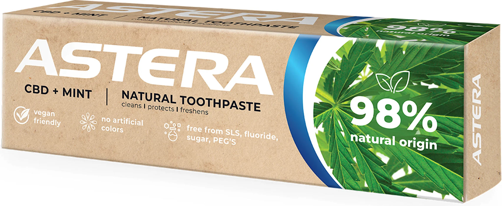 Паста за зъби канабидиол и мента, 75 ml