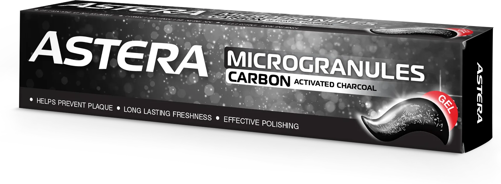 Паста за зъби Microgranules Carbon, 75 ml
