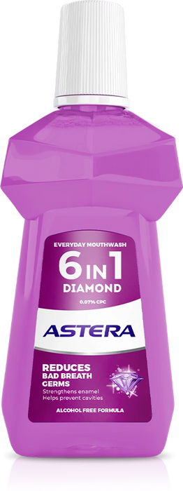 Вода за уста Diamond 6in1, 500 ml