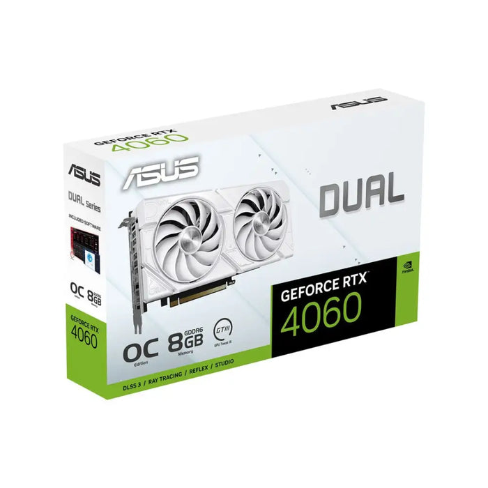 ASUS DUAL RTX 4060 OC 8GB EVO БЯЛ