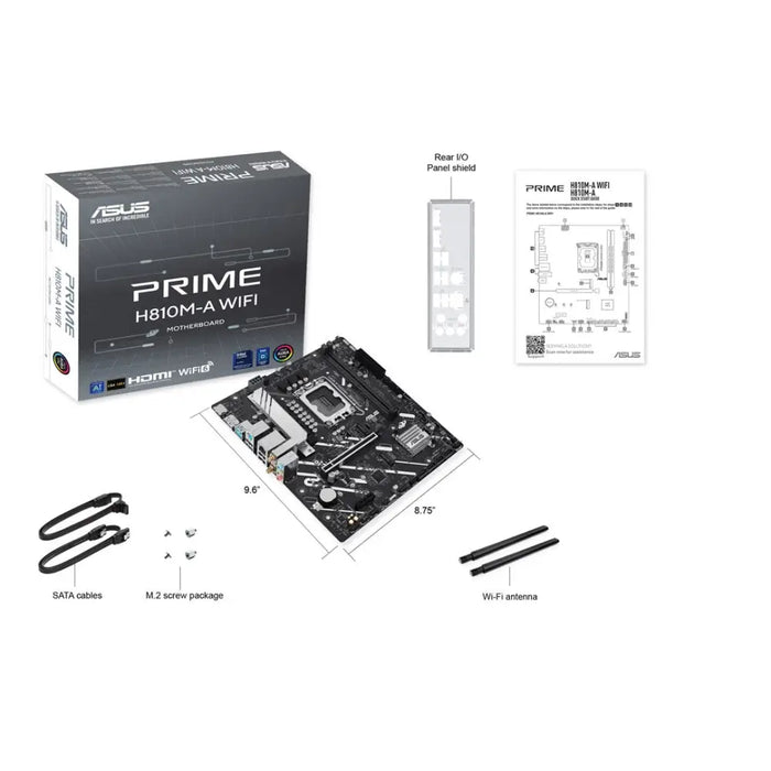 ASUS PRIME H810M-A WIFI Intel H810 LGA 1851 (Socket V1)