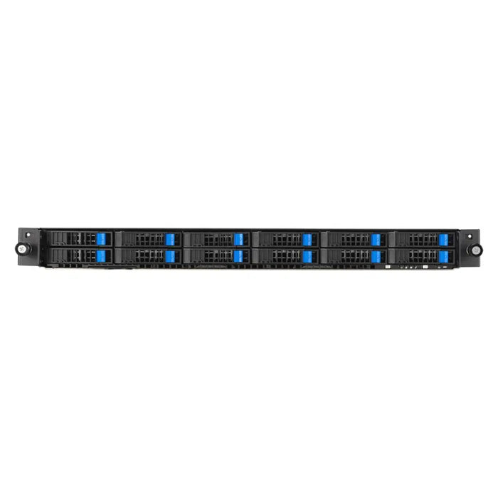 ASUS RS700A-E12-RS12U Socket SP5 Rack (1U) черен стомана
