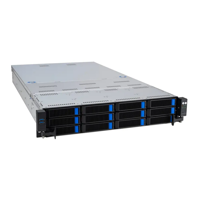 ASUS RS720A-E12-RS12 Socket SP5 Rack (2U) Сив