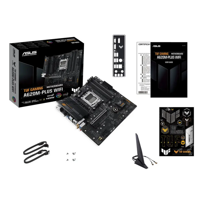 ASUS TUF GAMING A620M-PLUS WIFI AMD A620 Socket AM5 micro