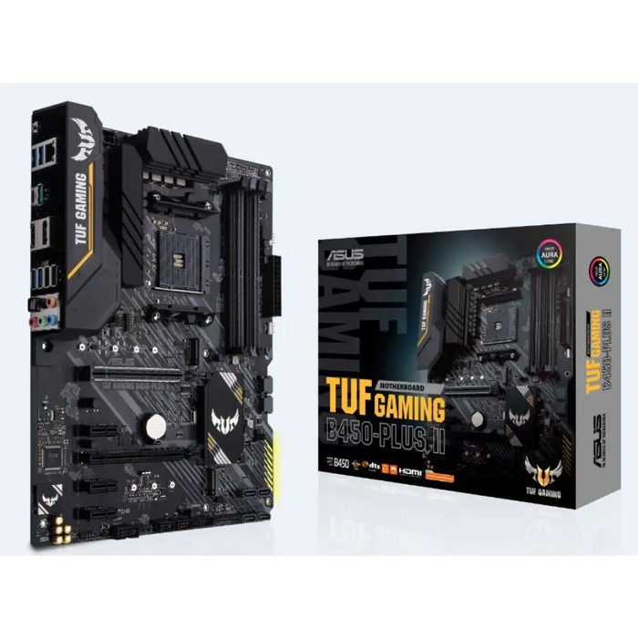 ASUS TUF GAMING B450-PLUS II AMD B450 Socket AM4 ATX