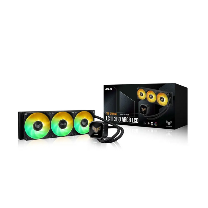 ASUS TUF Gaming LC III 360 ARGB LCD процесор Всичко