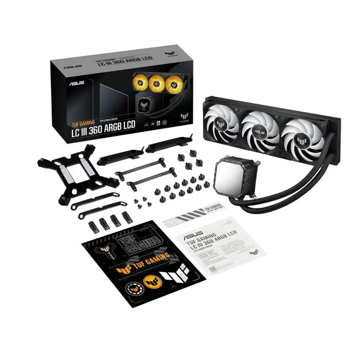 ASUS TUF Gaming LC III 360 ARGB LCD процесор Всичко