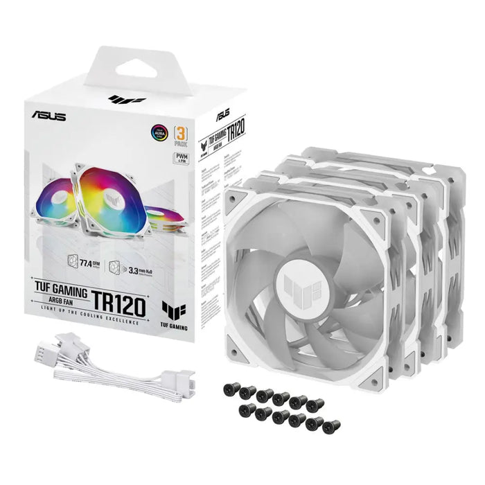 ASUS TUF GAMING TR120 ARGB 3IN1 Бял Кутия за компютър